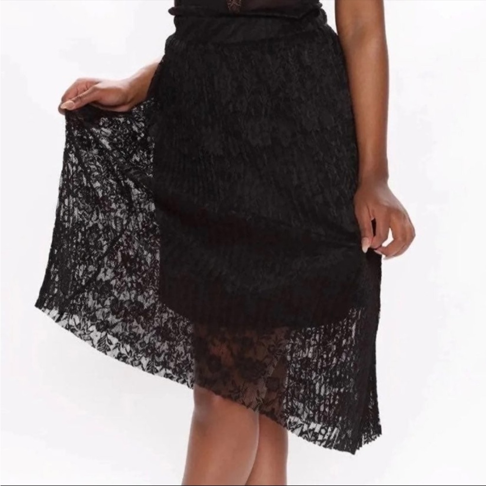 Fashion Nova S Lace Midi Skirt